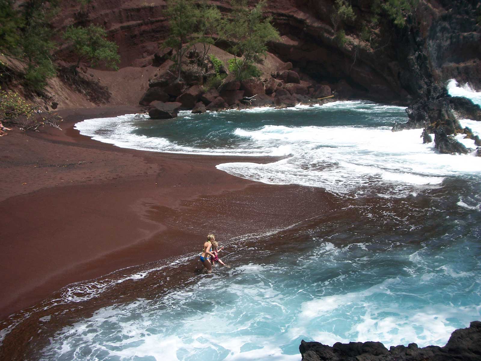 Red Sand Beach, Hana Hawaii Pictures