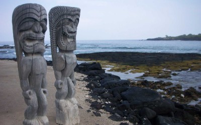 Honaunau Ki'i Statues
