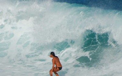 Maui Hookipa Surfer Girl