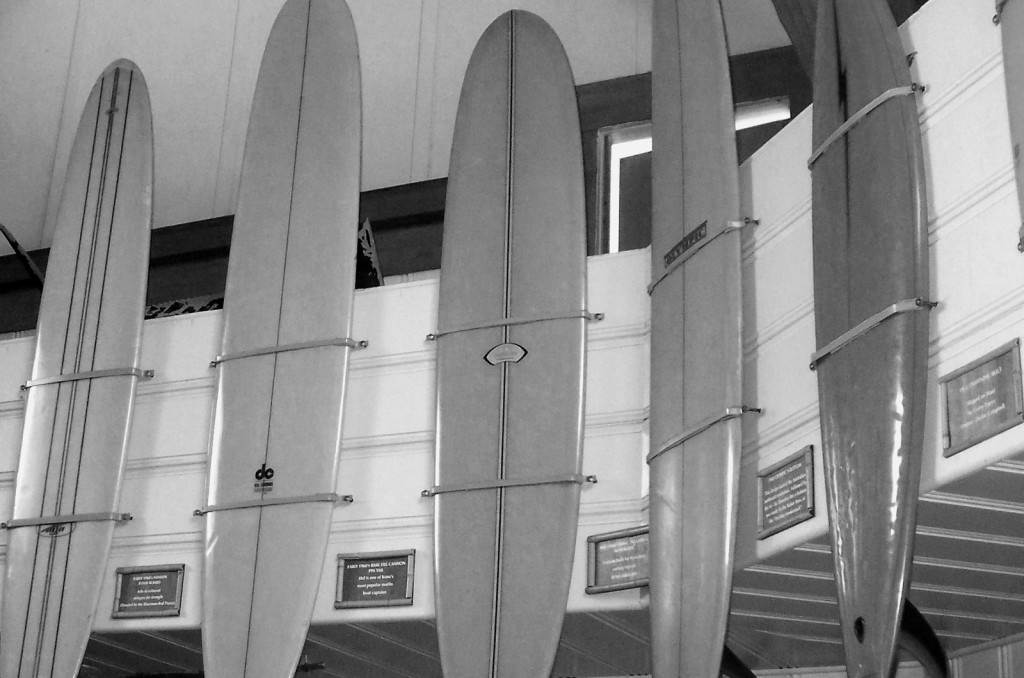 Kona Inn Old Surfboards