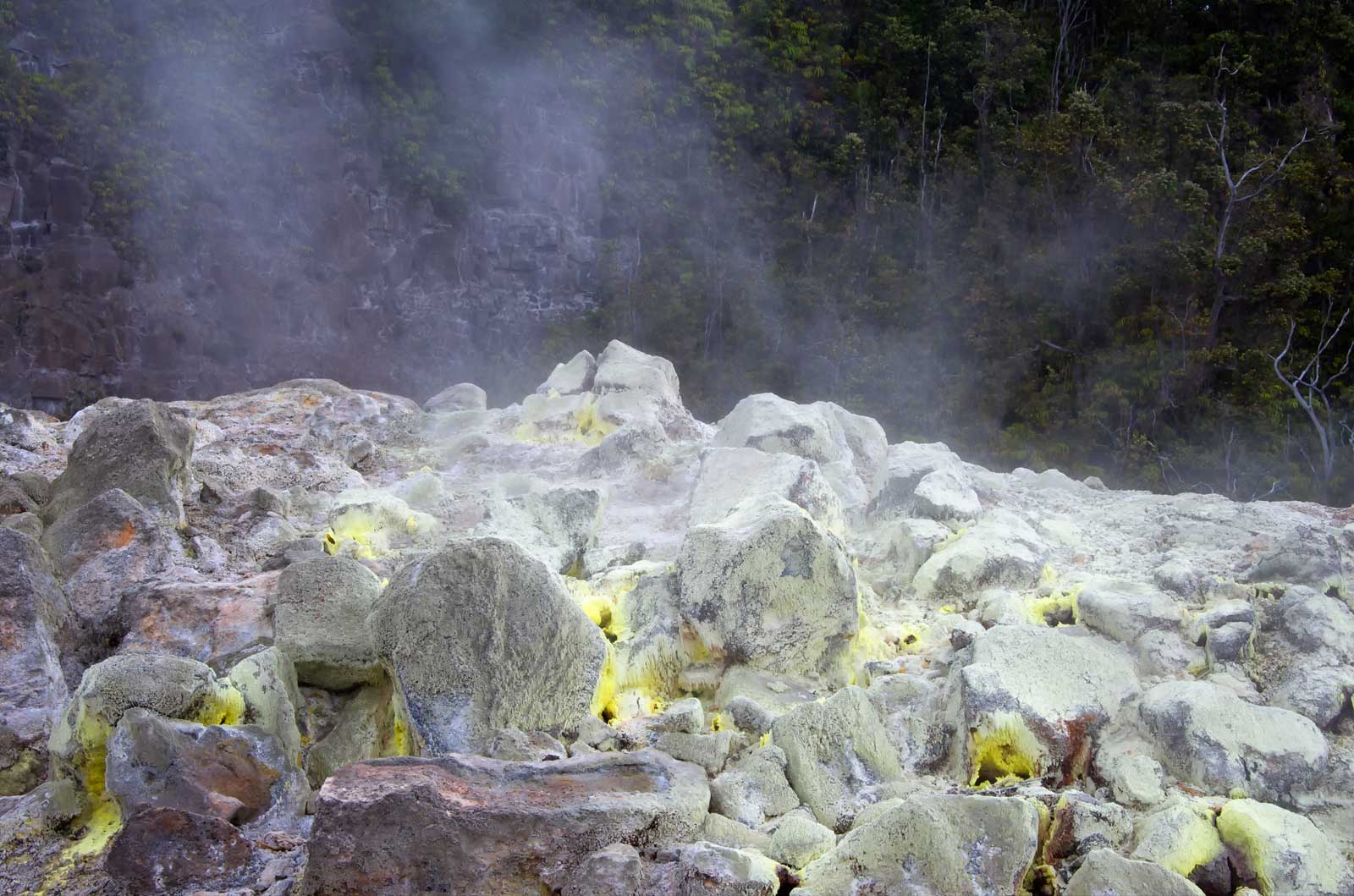 Volcano Sulfur Rocks Hawaii Pictures