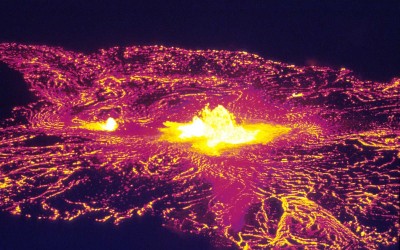 Halemaumau Lava at Night