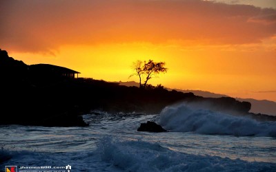 hawaii-waimea-bay-sunset