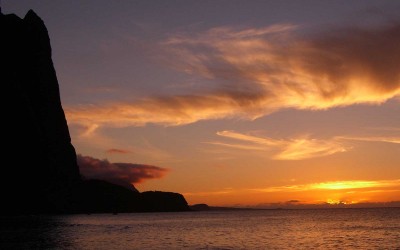 Molokai Cliff Sunset