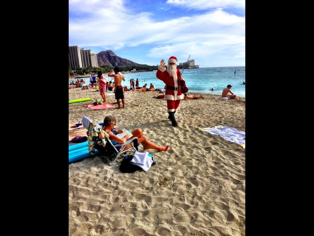 Santa On Waikiki