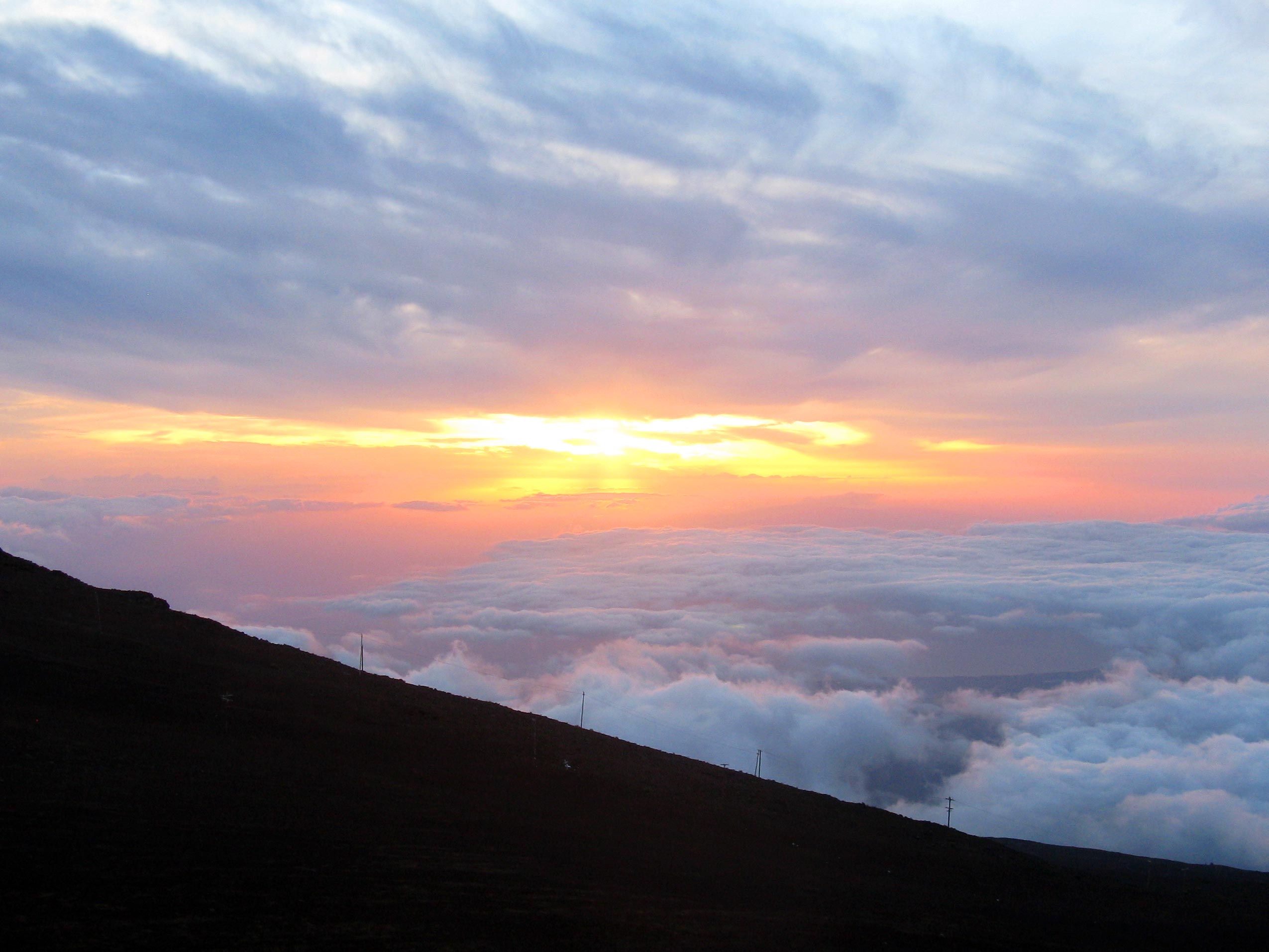 haleakalasunset Hawaii Pictures